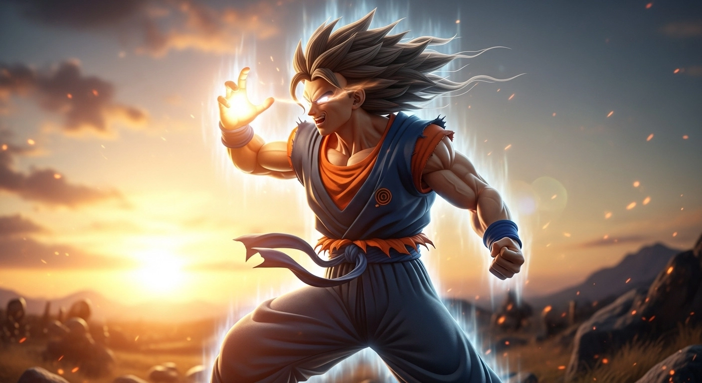 Dragon Ball Z Rizz Lines smooth ,cute,pickup for 2026