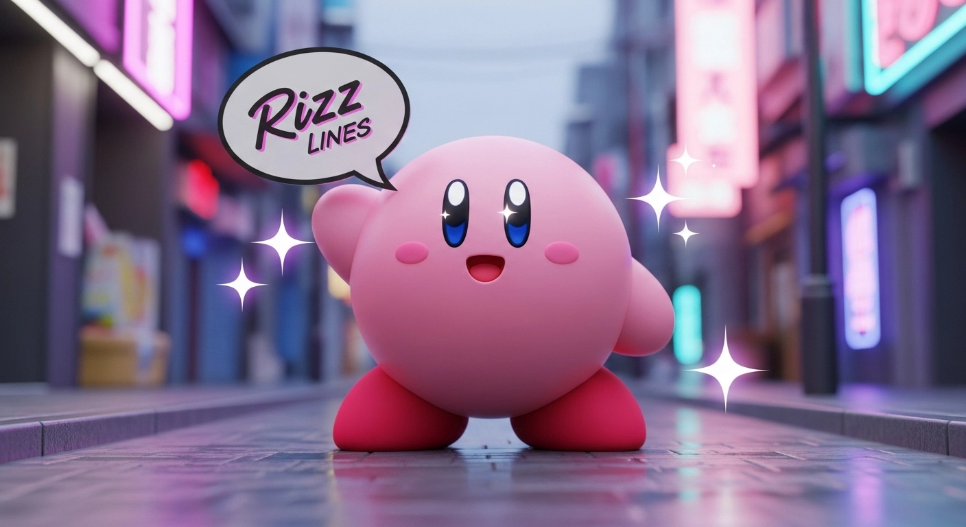 Kirby Rizz Lines ,funny, cute, flirty foe 2026