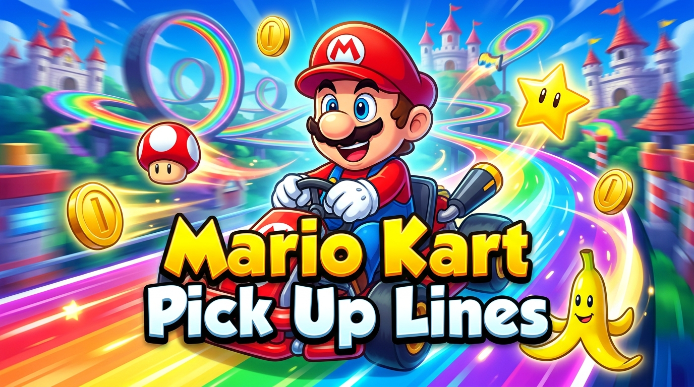 Mario Kart Pick Up Lines